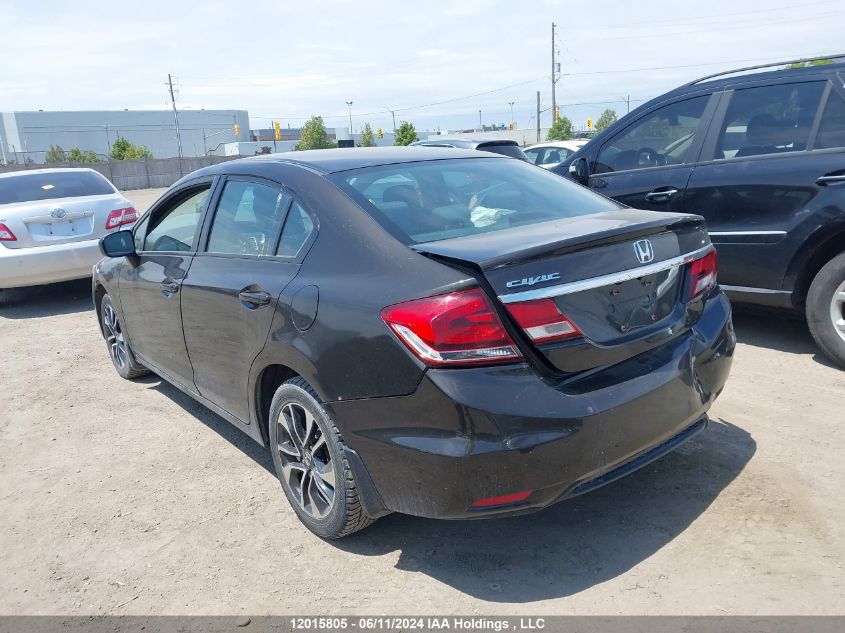 2014 Honda Civic Ex 4Dr VIN: 2HGFB2F55EH009672 Lot: 12015805