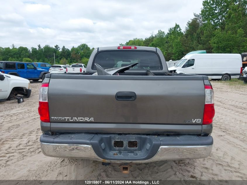 2006 Toyota Tundra V8 VIN: 5TBDT44176S543900 Lot: 12015807