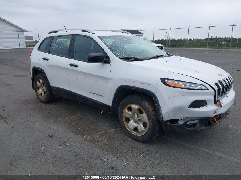 2016 Jeep Cherokee Sport VIN: 1C4PJMAB5GW365428 Lot: 12015808