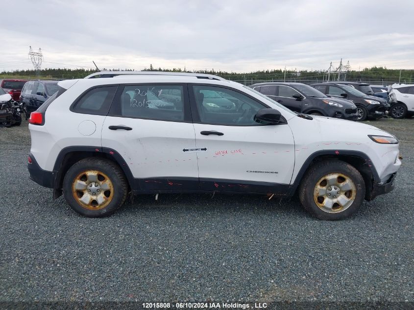 2016 Jeep Cherokee Sport VIN: 1C4PJMAB5GW365428 Lot: 12015808