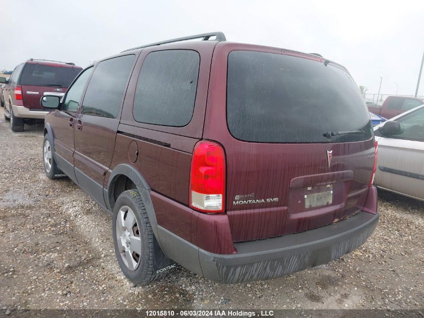 2007 Pontiac Montana Sv6 VIN: 1GMDV23127D189235 Lot: 12015810