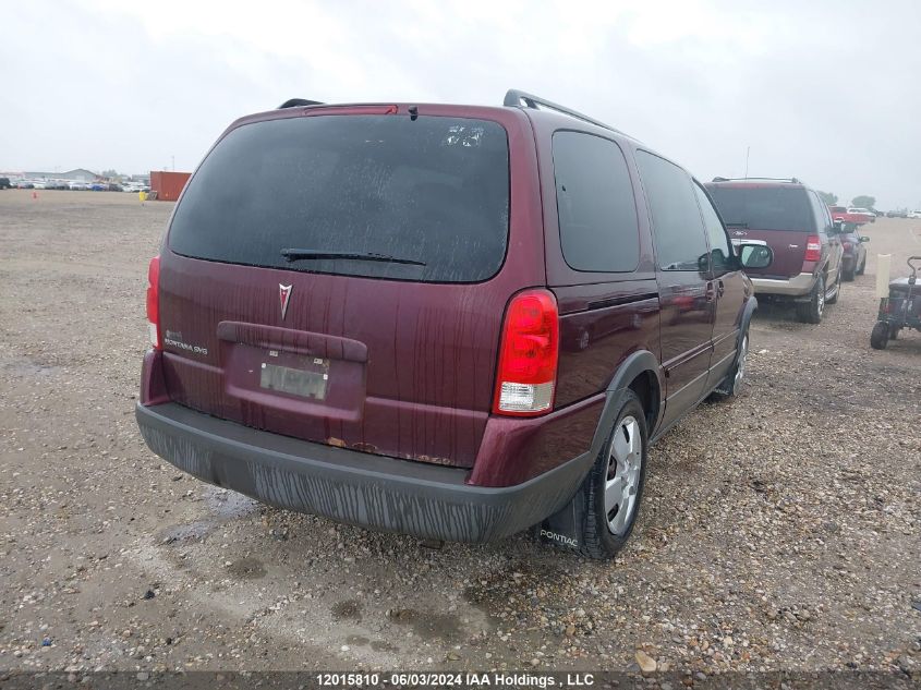 2007 Pontiac Montana Sv6 VIN: 1GMDV23127D189235 Lot: 12015810