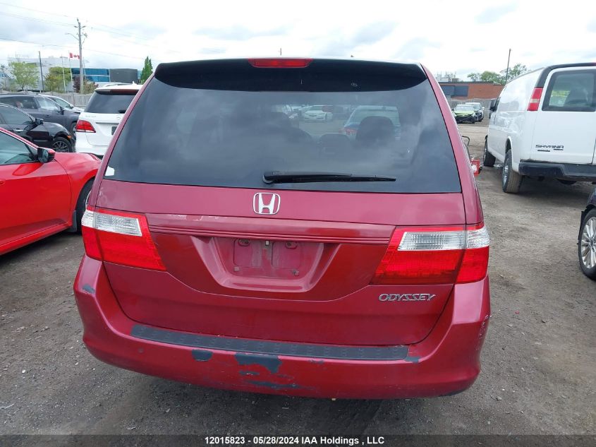 2005 Honda Odyssey VIN: 5FNRL38265B503515 Lot: 12015823