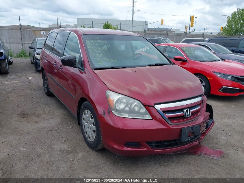 2005 Honda Odyssey VIN: 5FNRL38265B503515 Lot: 12015823