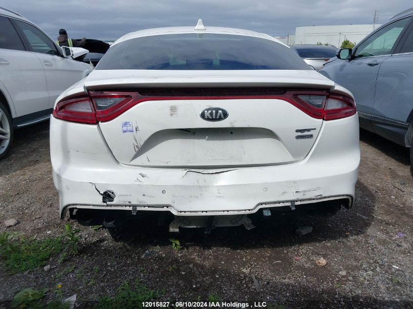 2019 Kia Stinger Gt VIN: KNAE35LCXK6066858 Lot: 12015827