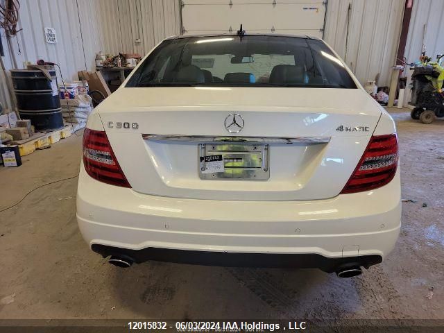 2012 Mercedes-Benz C-Class VIN: WDDGF8BB0CA711292 Lot: 12015832