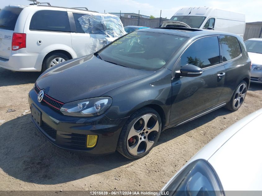 2010 Volkswagen Golf Gti VIN: WVWFV7AJ3AW238631 Lot: 12015839