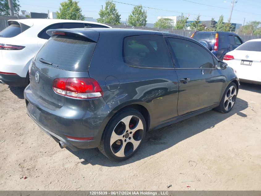 2010 Volkswagen Golf Gti VIN: WVWFV7AJ3AW238631 Lot: 12015839