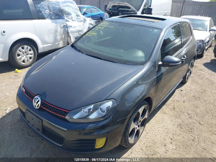 2010 Volkswagen Golf Gti VIN: WVWFV7AJ3AW238631 Lot: 12015839