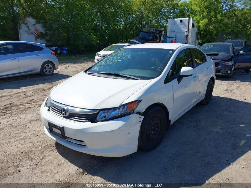 2012 Honda Civic Lx VIN: 2HGFB2F47CH115741 Lot: 12015851