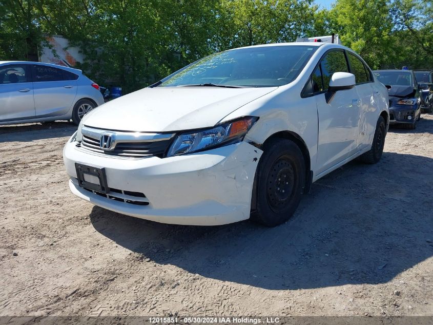 2012 Honda Civic Lx VIN: 2HGFB2F47CH115741 Lot: 12015851