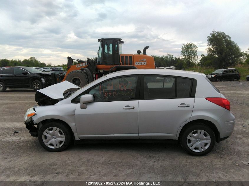 2012 Nissan Versa VIN: 3N1BC1CP6CL365212 Lot: 12015882