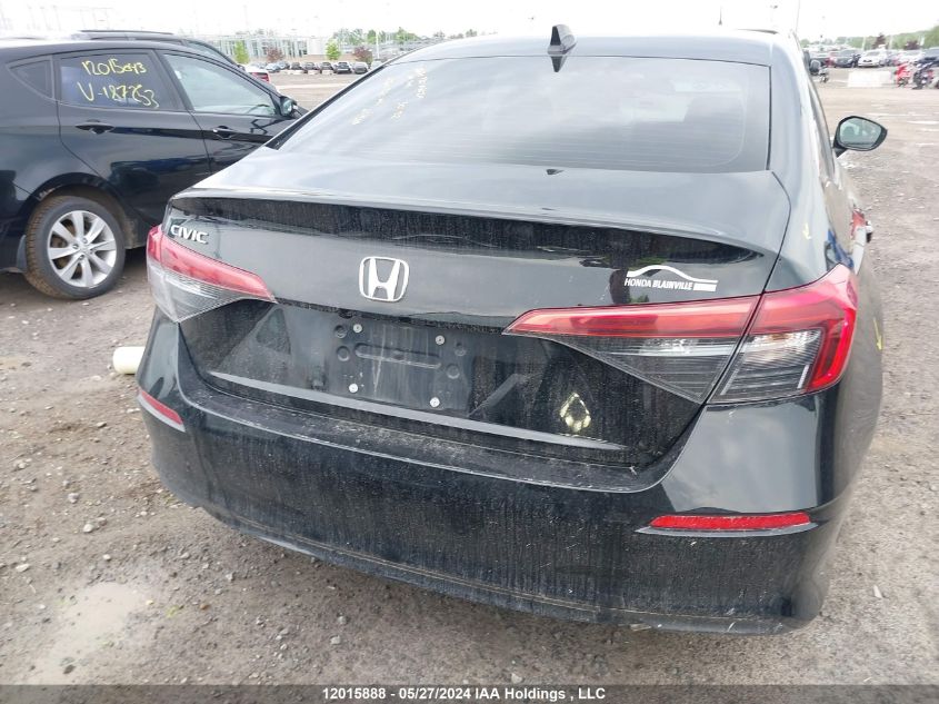 2022 Honda Civic VIN: 2HGFE2F22NH105059 Lot: 12015888