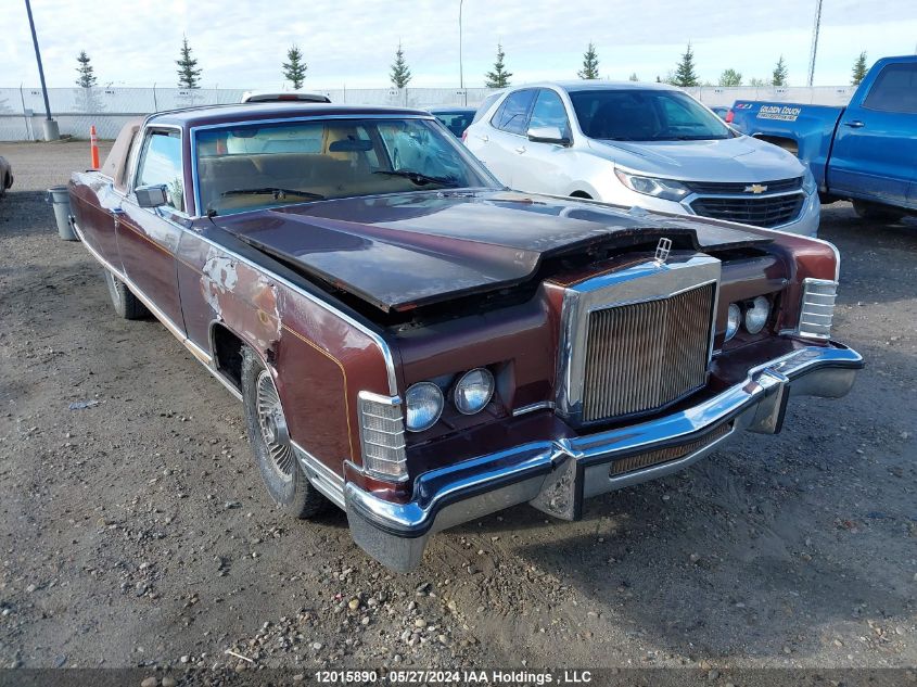 1977 Lincoln Continental VIN: 7Y81A893391 Lot: 12015890