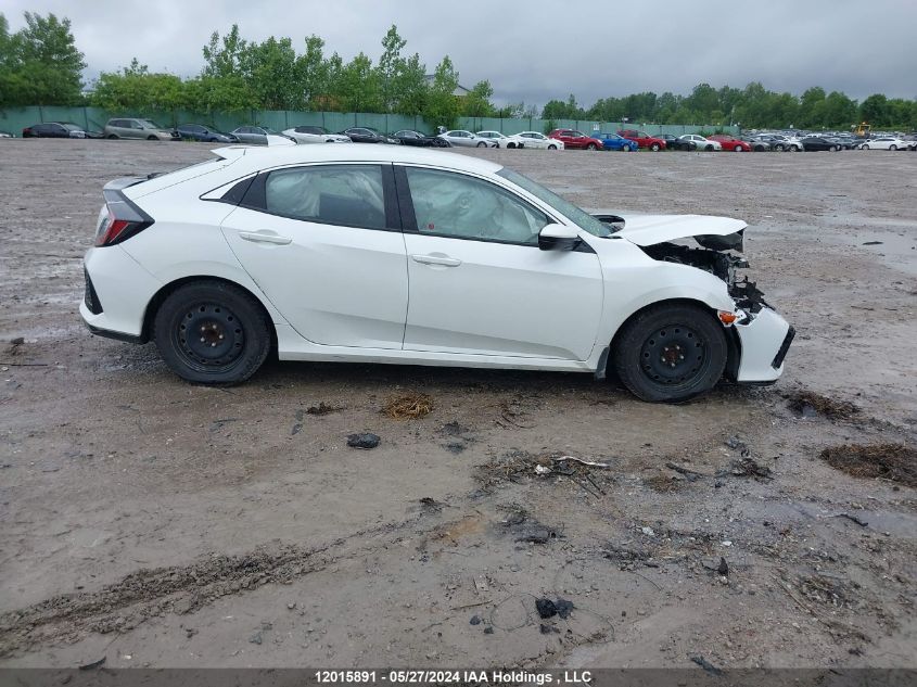 2019 Honda Civic Hatchback VIN: SHHFK7H32KU301318 Lot: 12015891