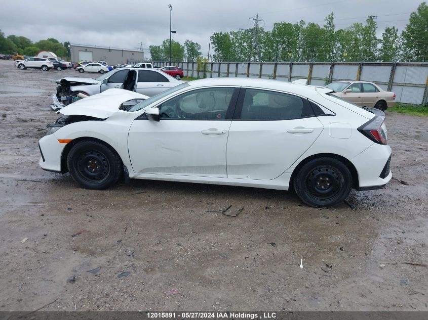 2019 Honda Civic Hatchback VIN: SHHFK7H32KU301318 Lot: 12015891
