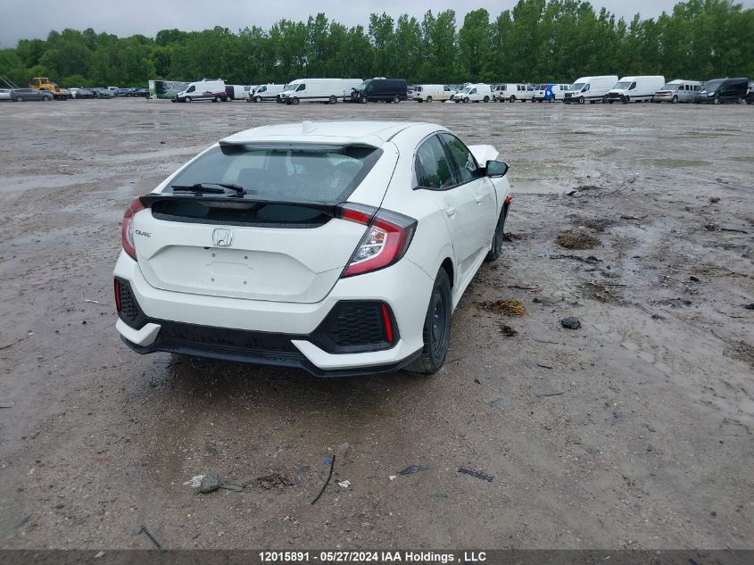 2019 Honda Civic Hatchback VIN: SHHFK7H32KU301318 Lot: 12015891