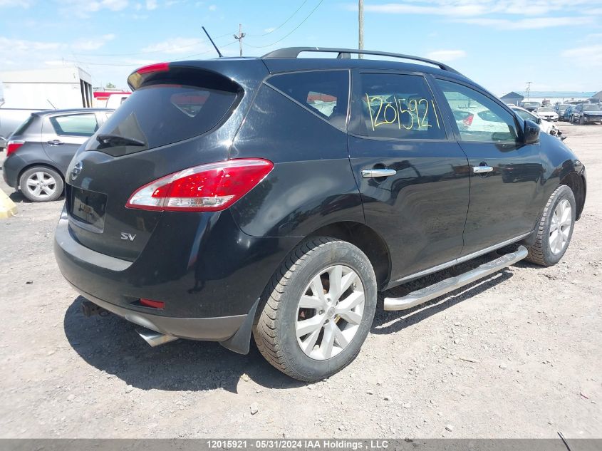 2013 Nissan Murano VIN: JN8AZ1MWXDW315202 Lot: 12015921