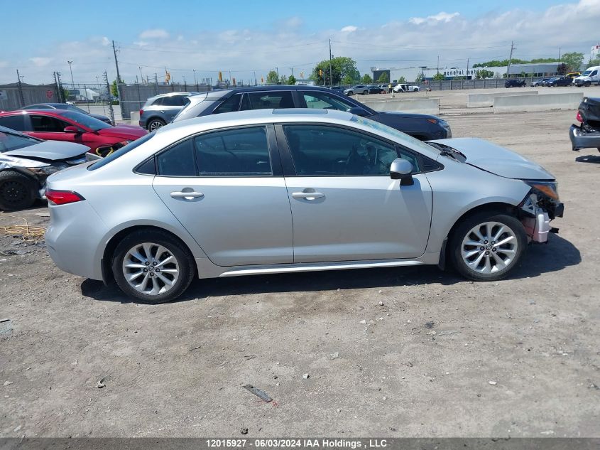 2021 Toyota Corolla Le VIN: 5YFBPMBEXMP155171 Lot: 12015927