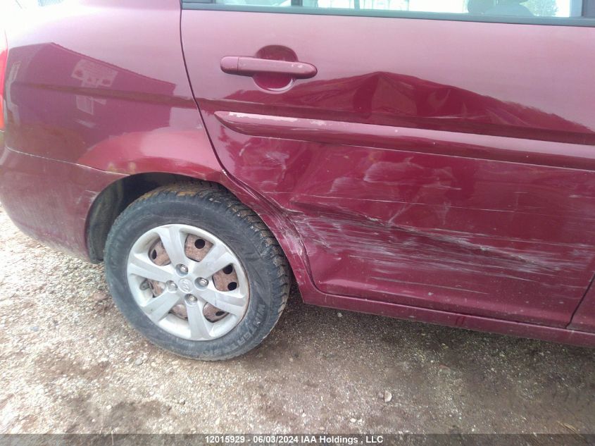 2010 Hyundai Accent Gl VIN: KMHCN4BC1AU485204 Lot: 12015929