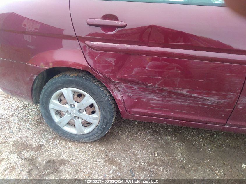 2010 Hyundai Accent Gl VIN: KMHCN4BC1AU485204 Lot: 12015929