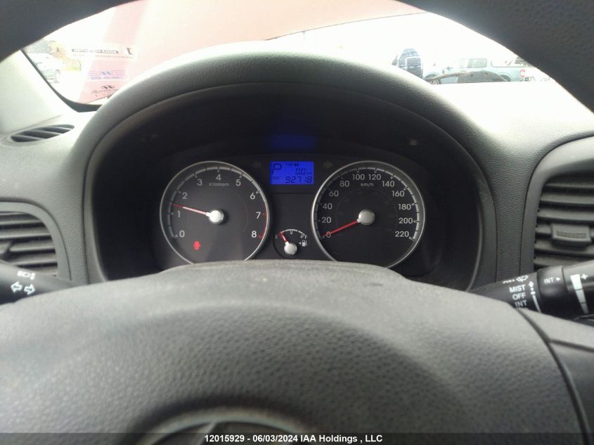 2010 Hyundai Accent Gl VIN: KMHCN4BC1AU485204 Lot: 12015929