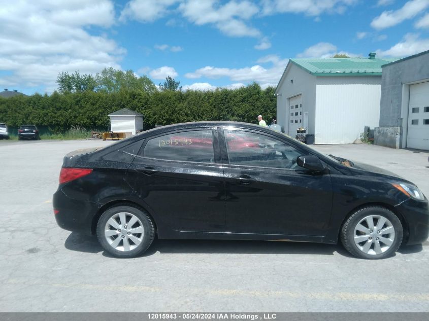 2013 Hyundai Accent Gl VIN: KMHCT4AE3DU273367 Lot: 12015943