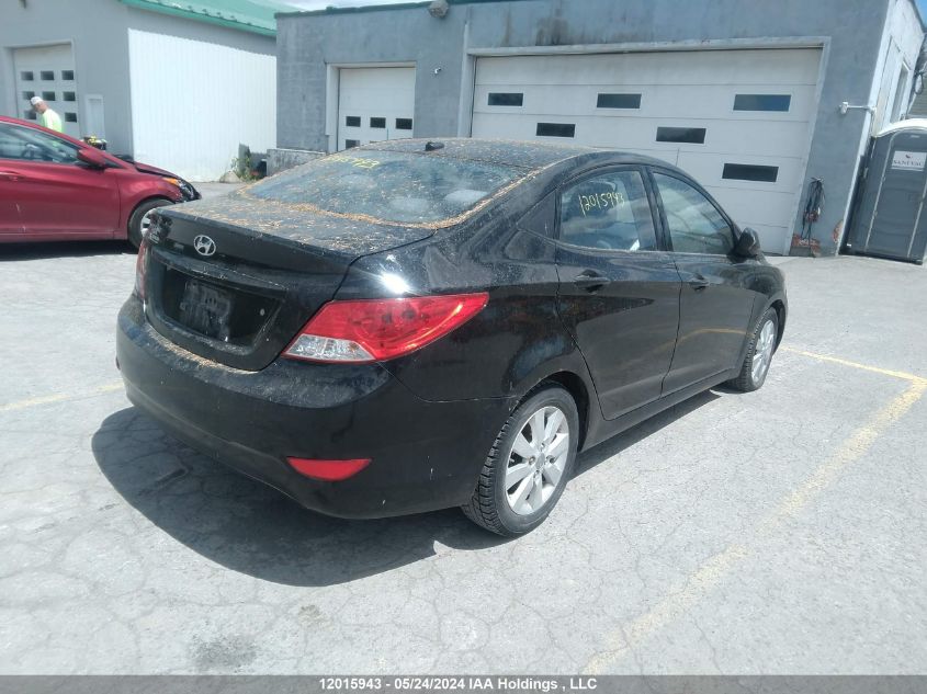 2013 Hyundai Accent Gl VIN: KMHCT4AE3DU273367 Lot: 12015943