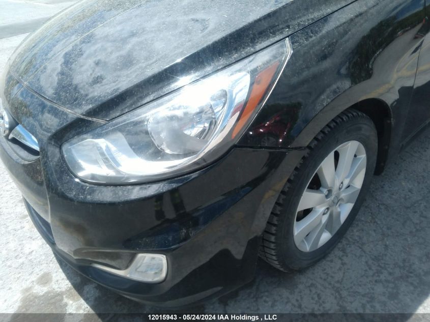 2013 Hyundai Accent Gl VIN: KMHCT4AE3DU273367 Lot: 12015943