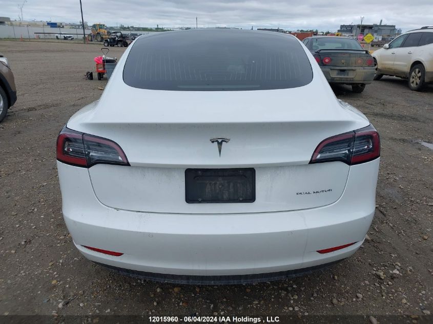 2020 Tesla Model 3 VIN: 5YJ3E1EB7LF716687 Lot: 12015960