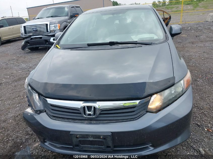 2012 Honda Civic Lx VIN: 2HGFB2F42CH119471 Lot: 12015968