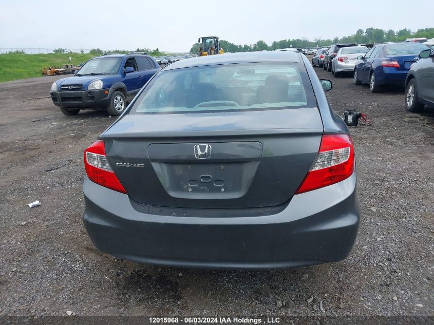 2012 Honda Civic Lx VIN: 2HGFB2F42CH119471 Lot: 12015968