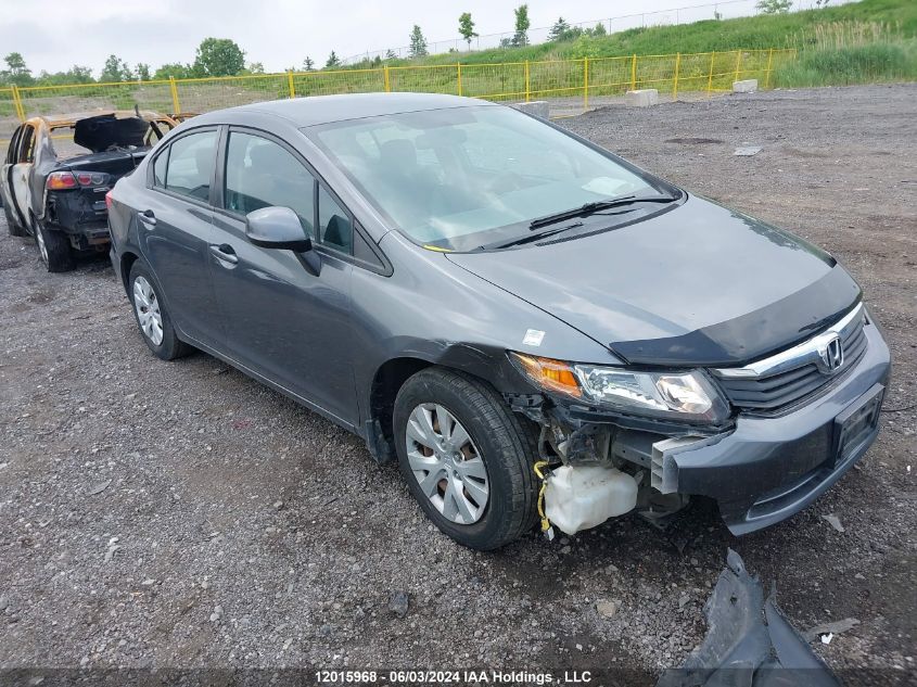 2012 Honda Civic Lx VIN: 2HGFB2F42CH119471 Lot: 12015968