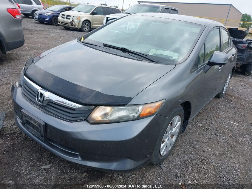 2012 Honda Civic Lx VIN: 2HGFB2F42CH119471 Lot: 12015968