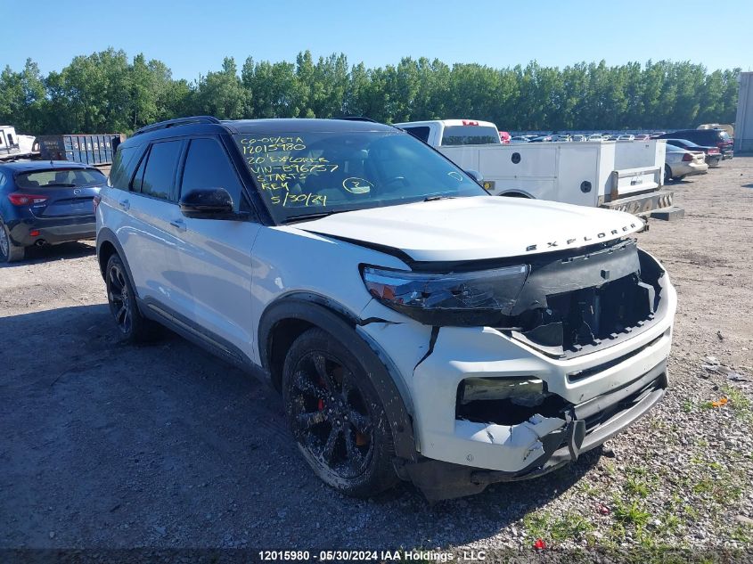 2020 Ford Explorer St VIN: 1FM5K8GC6LGB96757 Lot: 12015980