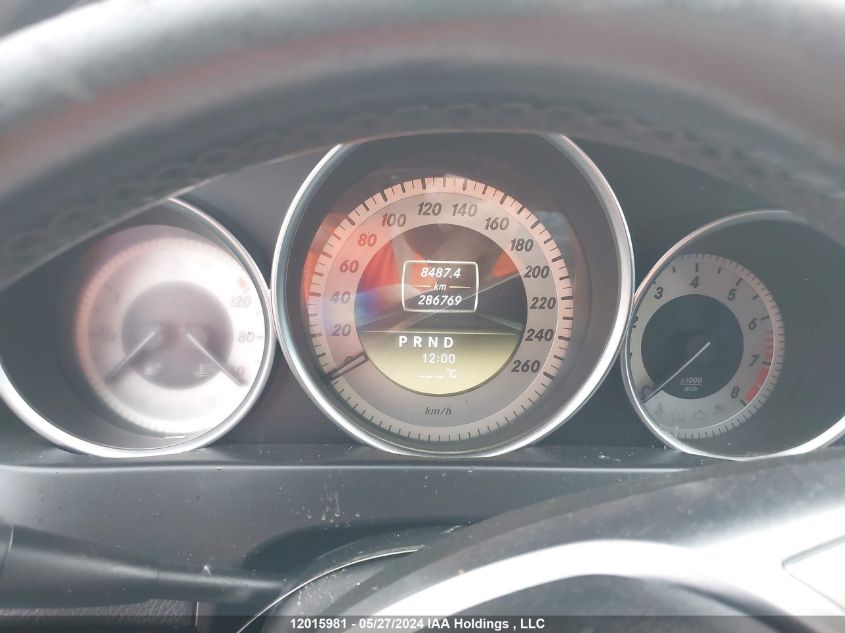 2012 Mercedes-Benz C-Class VIN: WDDGF8FB7CA666667 Lot: 12015981