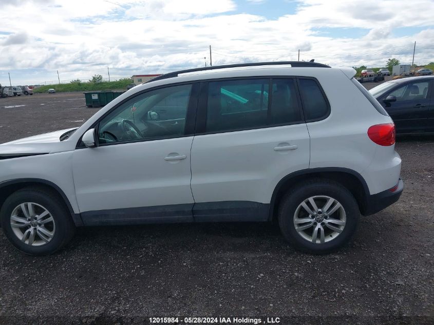 2015 Volkswagen Tiguan VIN: WVGHV7AX6FW529267 Lot: 12015984