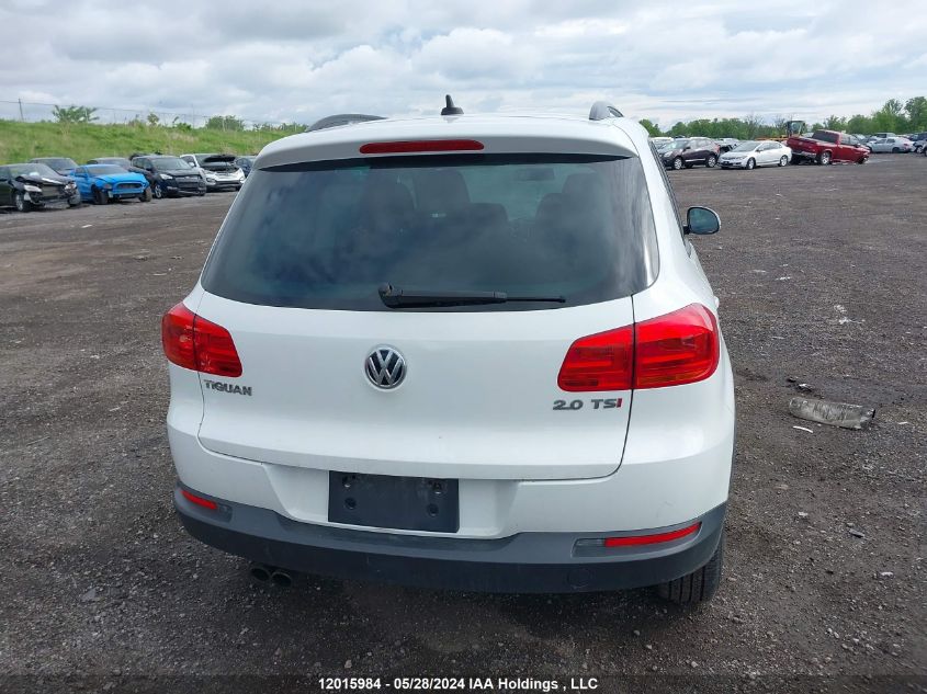 2015 Volkswagen Tiguan VIN: WVGHV7AX6FW529267 Lot: 12015984