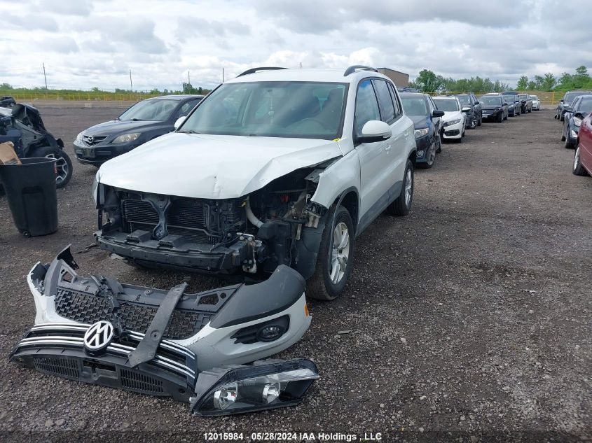 2015 Volkswagen Tiguan VIN: WVGHV7AX6FW529267 Lot: 12015984