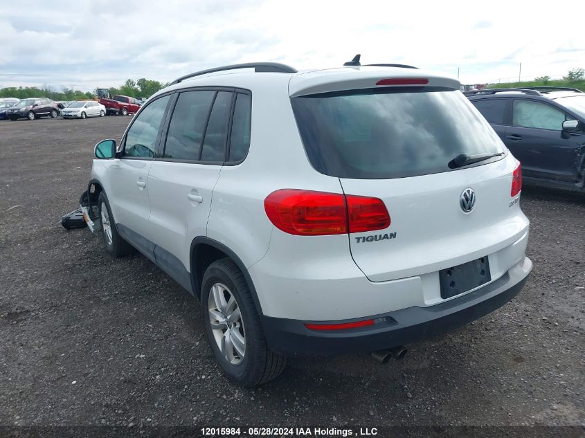 2015 Volkswagen Tiguan VIN: WVGHV7AX6FW529267 Lot: 12015984