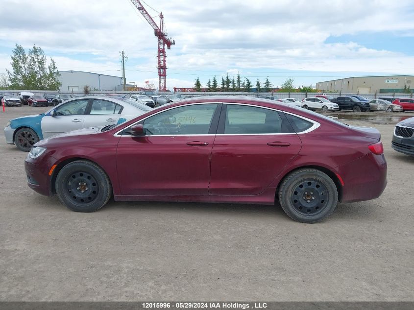 2016 Chrysler 200 Limited VIN: 1C3CCCAG2GN133989 Lot: 12015996