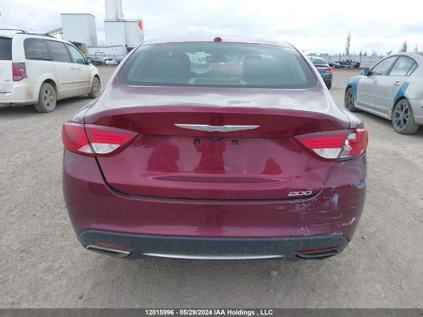 2016 Chrysler 200 Limited VIN: 1C3CCCAG2GN133989 Lot: 12015996