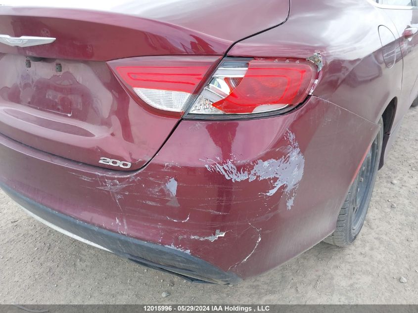 2016 Chrysler 200 Limited VIN: 1C3CCCAG2GN133989 Lot: 12015996