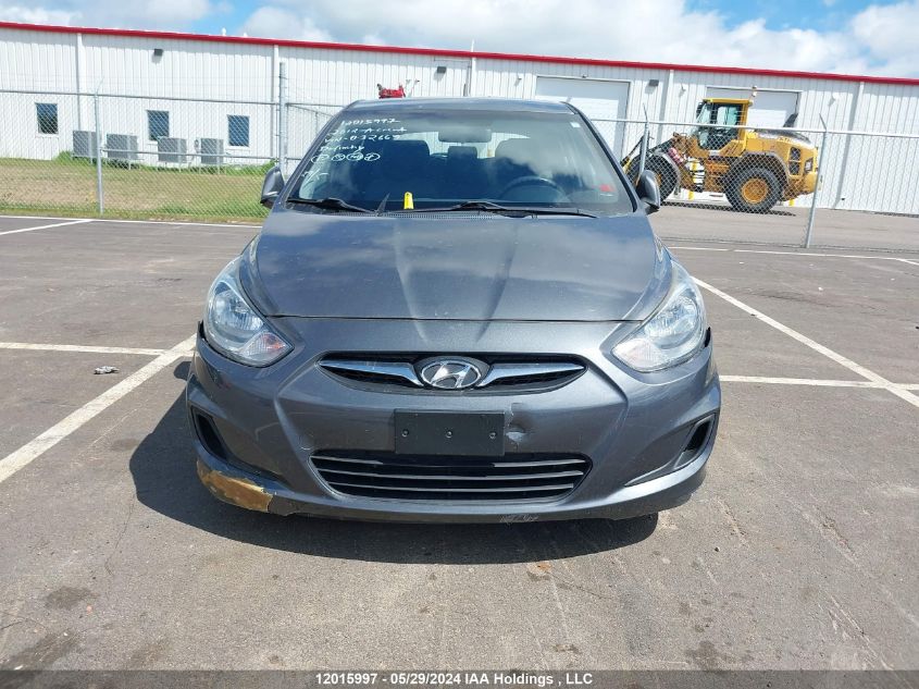 2012 Hyundai Accent Gls/Gs VIN: KMHCT5AE3CU032669 Lot: 12015997