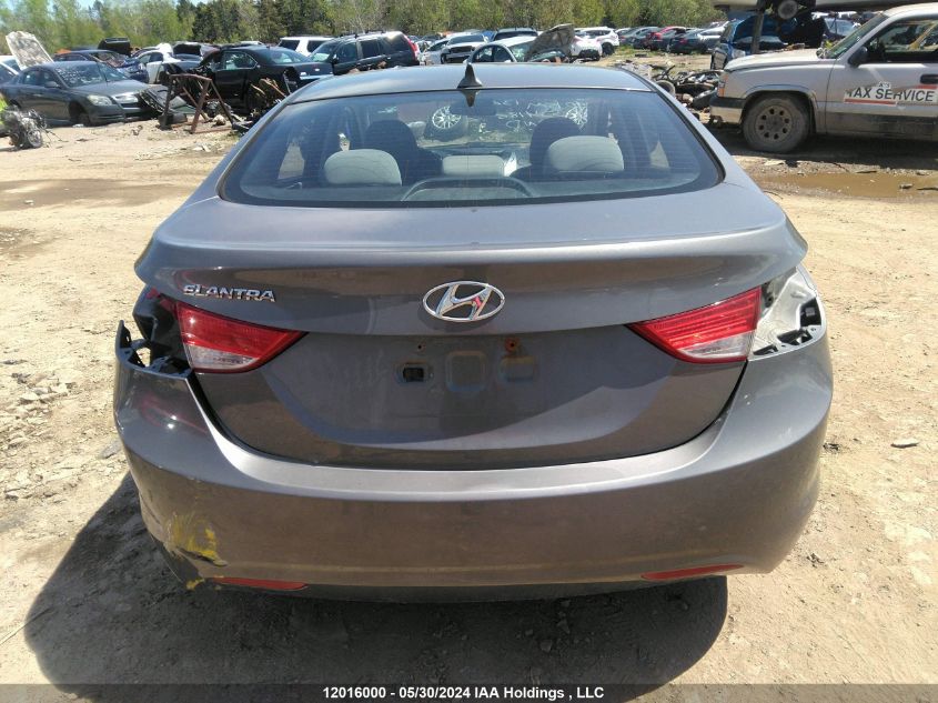 2013 Hyundai Elantra Gl VIN: 5NPDH4AE8DH324186 Lot: 12016000