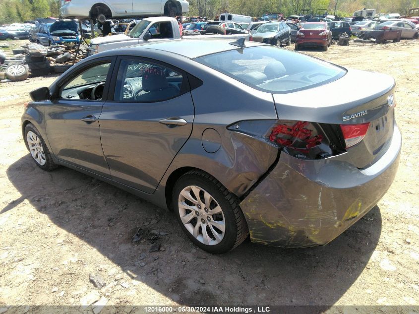 2013 Hyundai Elantra Gl VIN: 5NPDH4AE8DH324186 Lot: 12016000