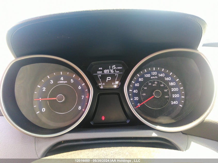 2013 Hyundai Elantra Gl VIN: 5NPDH4AE8DH324186 Lot: 12016000