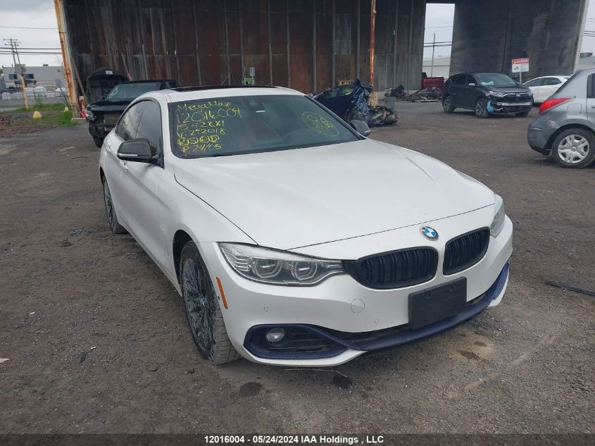 2015 BMW 428 Xi Gran Coupe VIN: WBA4A7C52FG292018 Lot: 12016004