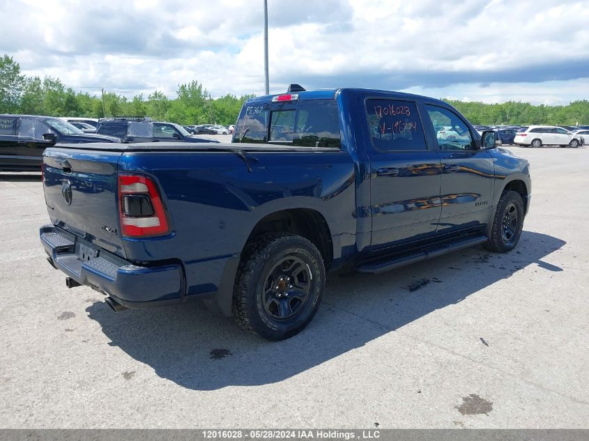 2022 Ram 1500 Sport VIN: 1C6SRFVT6NN196774 Lot: 12016028