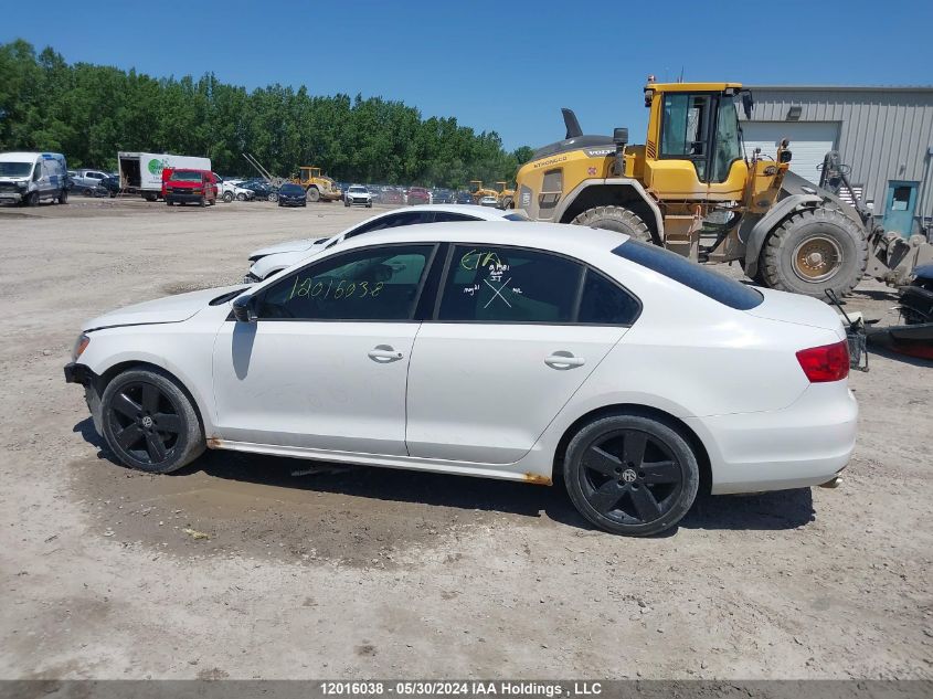 2012 Volkswagen Jetta Sedan VIN: 3VW2K7AJ4CM314526 Lot: 12016038